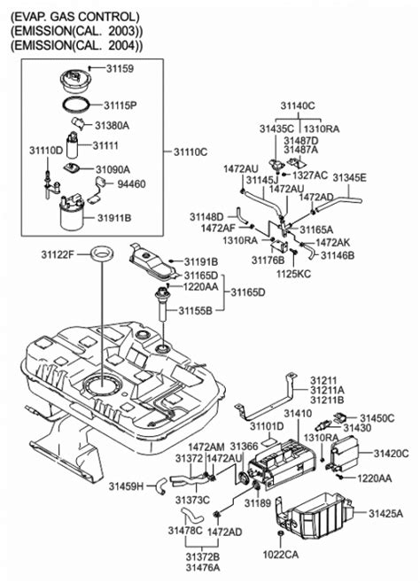 hyundai elantra fuel tank capacity|2004 Elantra Gas Tank Capacity 